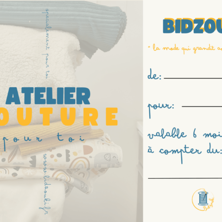 carte cadeau atelier couture tissus